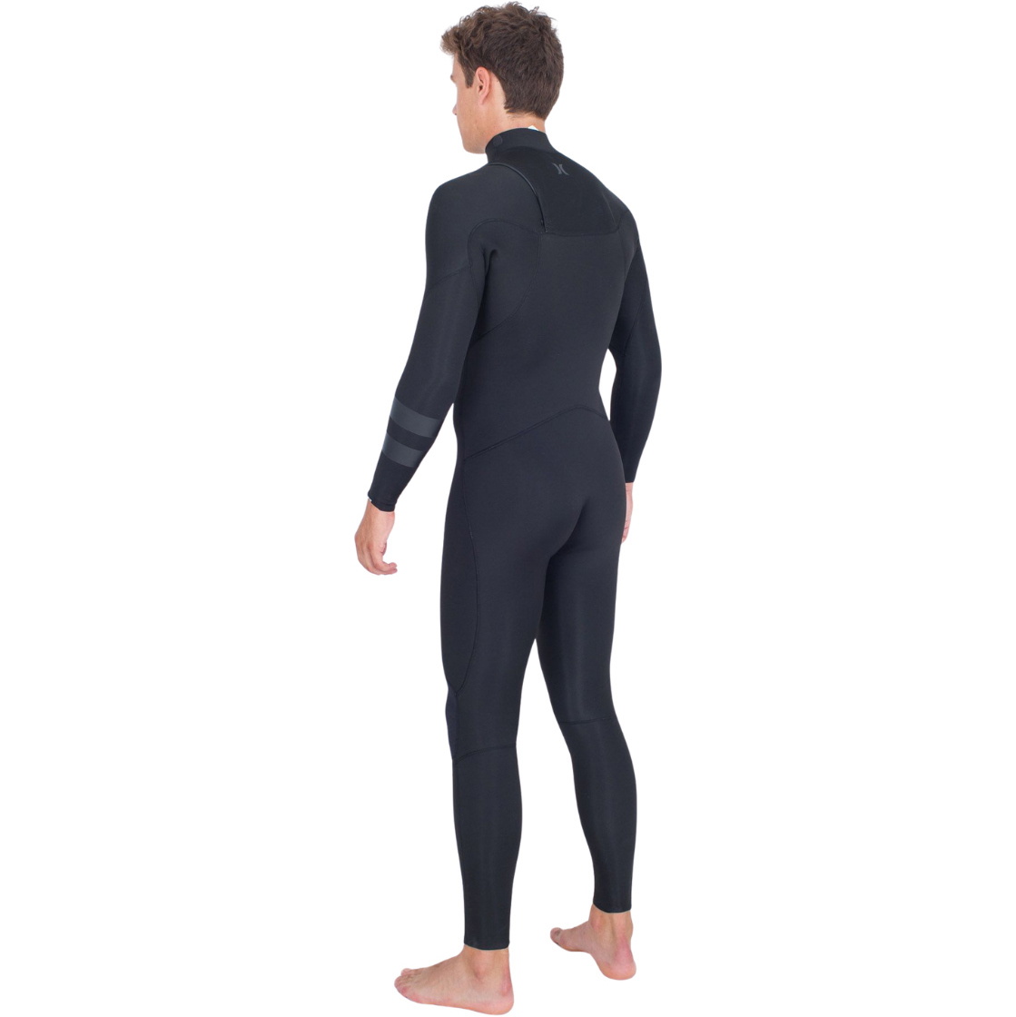 2026 Hurley Da Uomo Air 3/2mm Chest Zip Muta MFS0013312 - Black